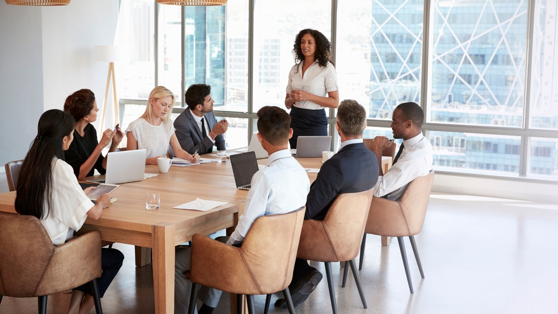 Réunion d'équipe PME